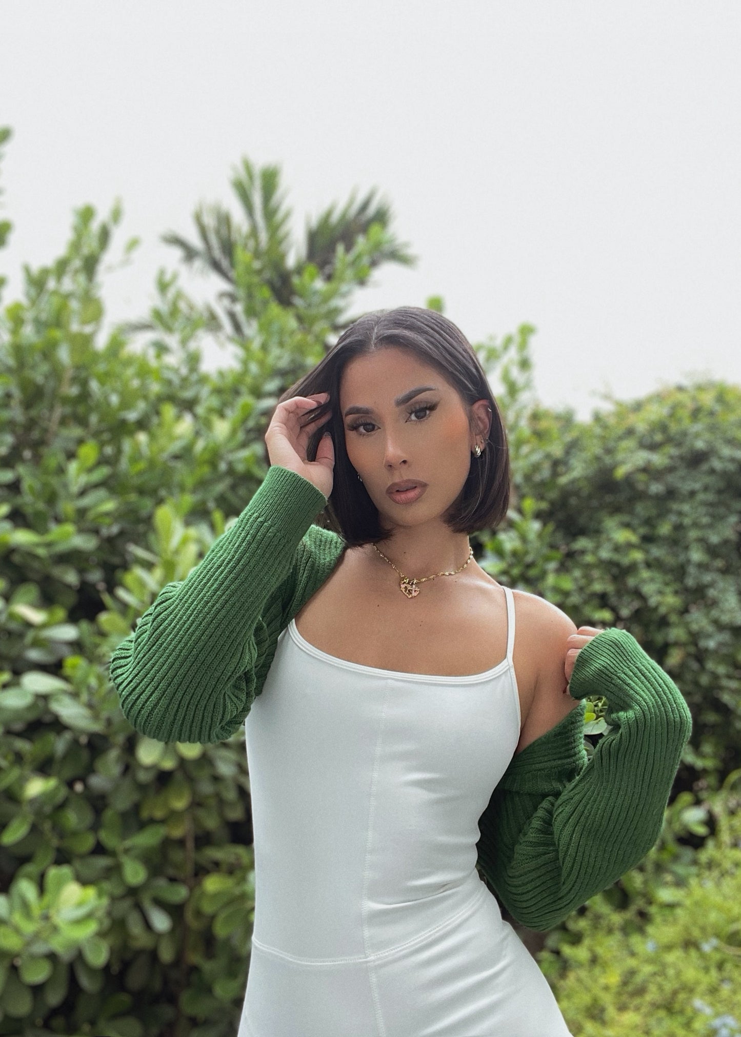 Ginger Knitted Bolero (Green)