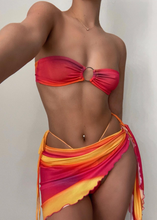 Load image into Gallery viewer, Turn Up The Heat 3 Piece Bikini Set

