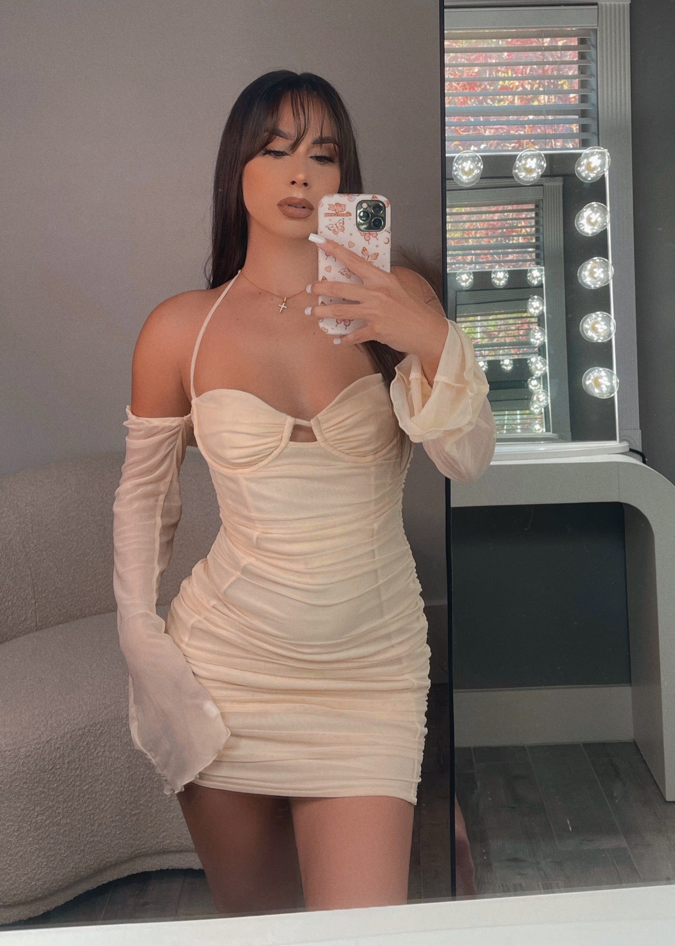 Kiley Mini Dress (Milk)