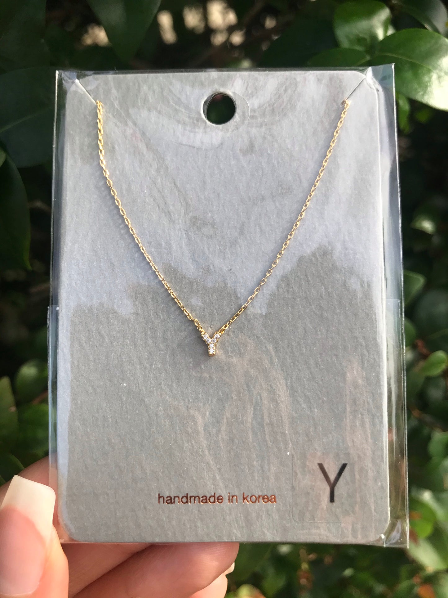 Dainty Letter Necklace (Gold)