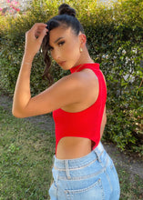 Load image into Gallery viewer, Feeling Myself High Cut Bodysuit (Red)
