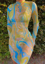 Load image into Gallery viewer, Time For A Vacay Mesh Cover Up Dress (Green)
