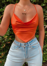 Load image into Gallery viewer, Always Classy Open Back Top (Orange)
