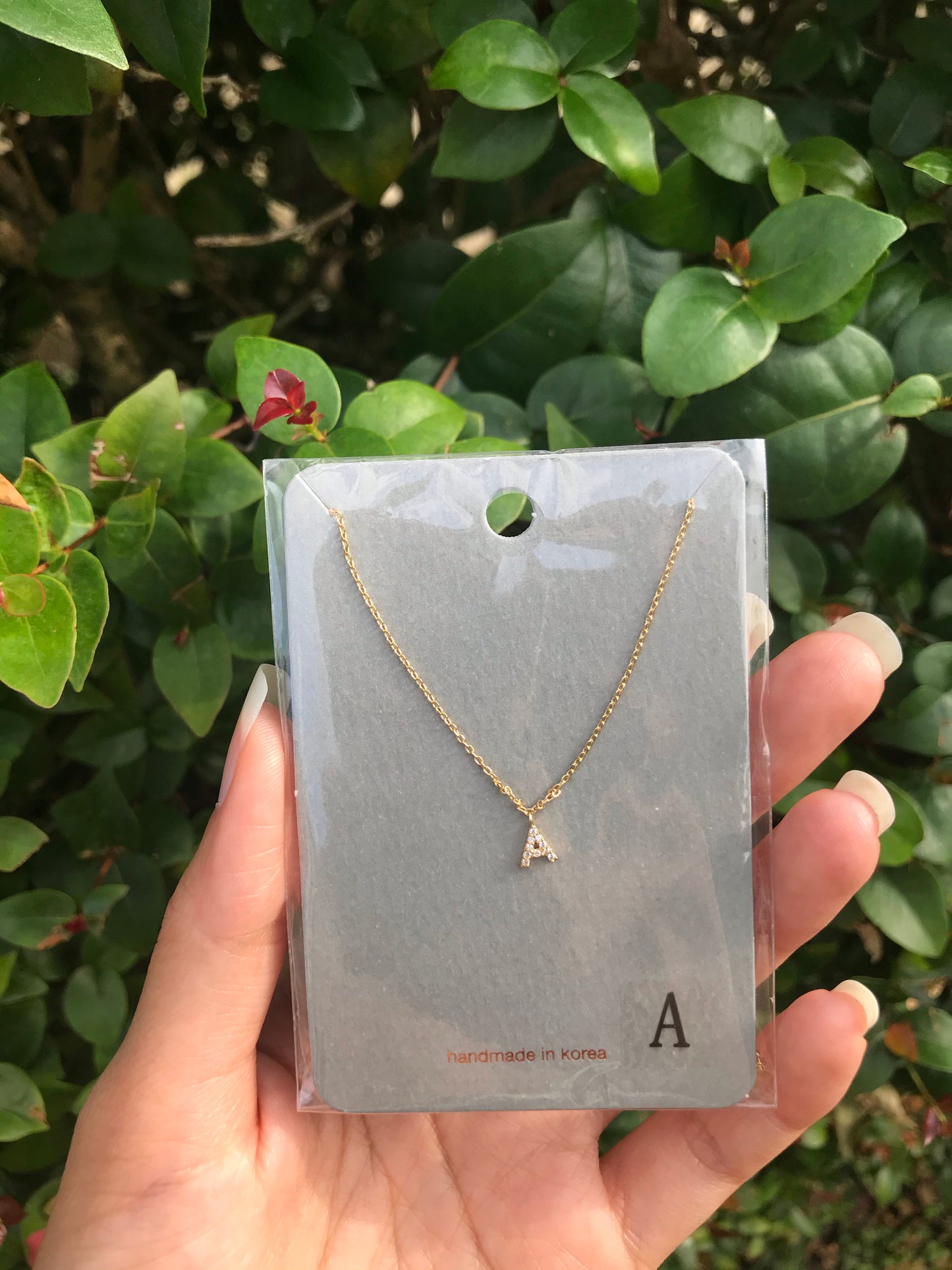 Dainty Letter Necklace (Gold)