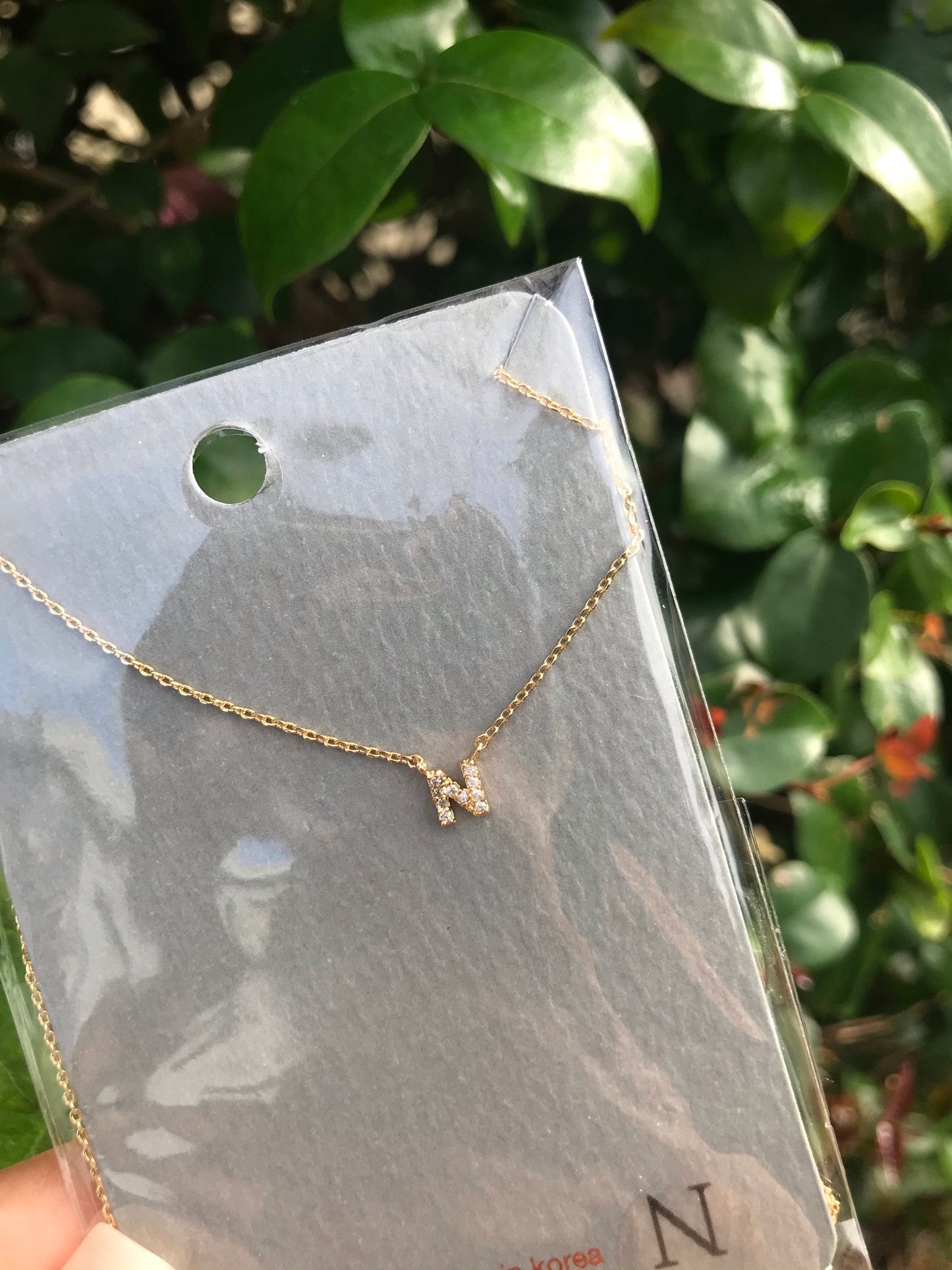 Dainty Letter Necklace (Gold)