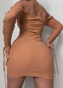 Stacy Mini Dress (Nude)