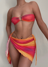 Load image into Gallery viewer, Turn Up The Heat 3 Piece Bikini Set
