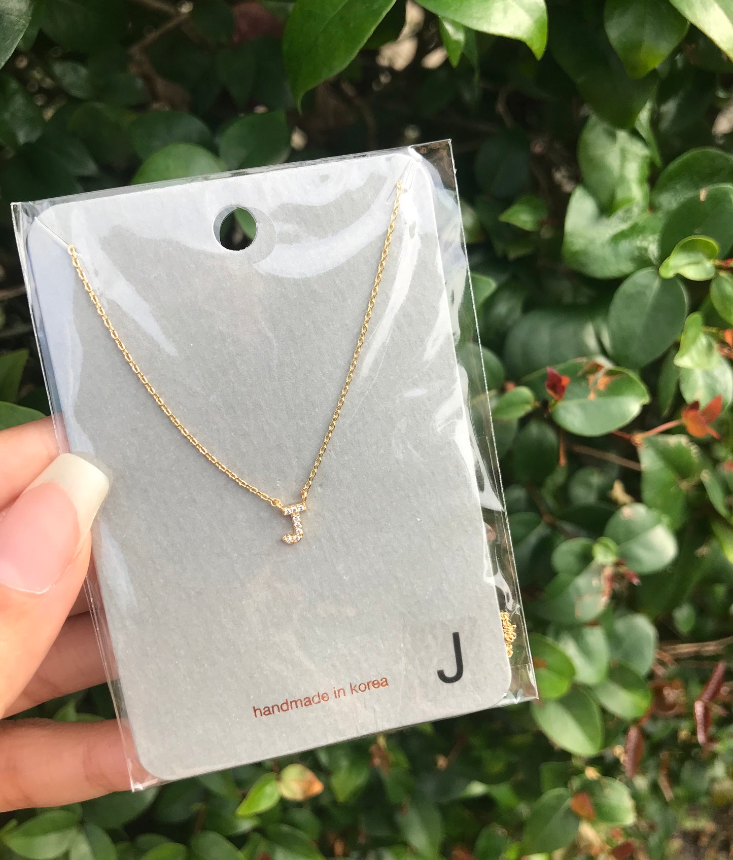 Dainty Letter Necklace (Gold)