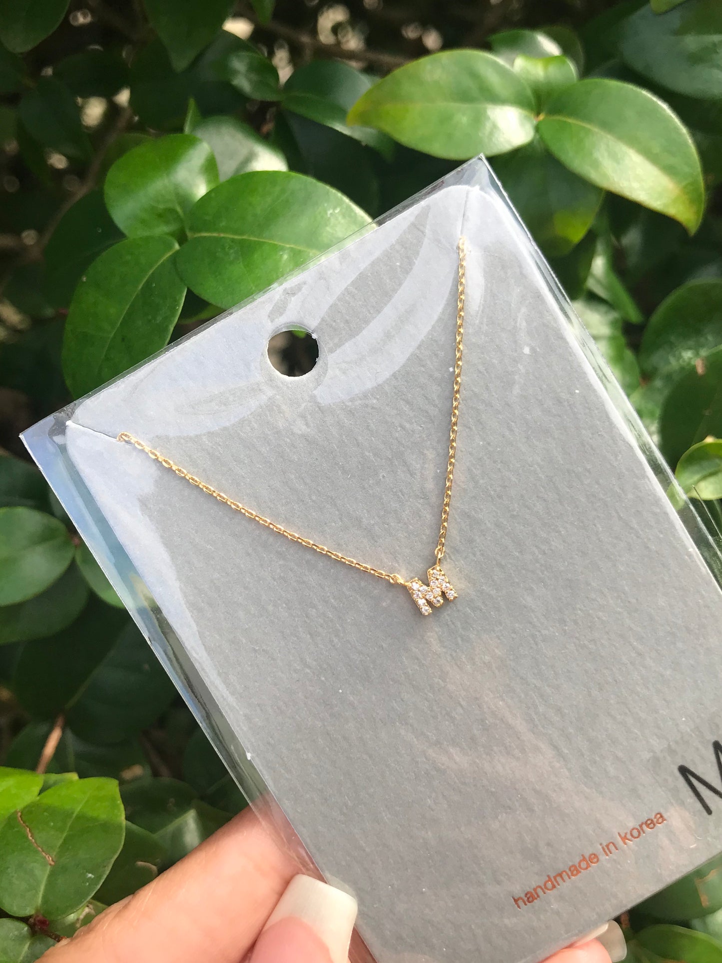 Dainty Letter Necklace (Gold)