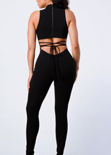 Load image into Gallery viewer, Got Your Attention Jumpsuit (Black)
